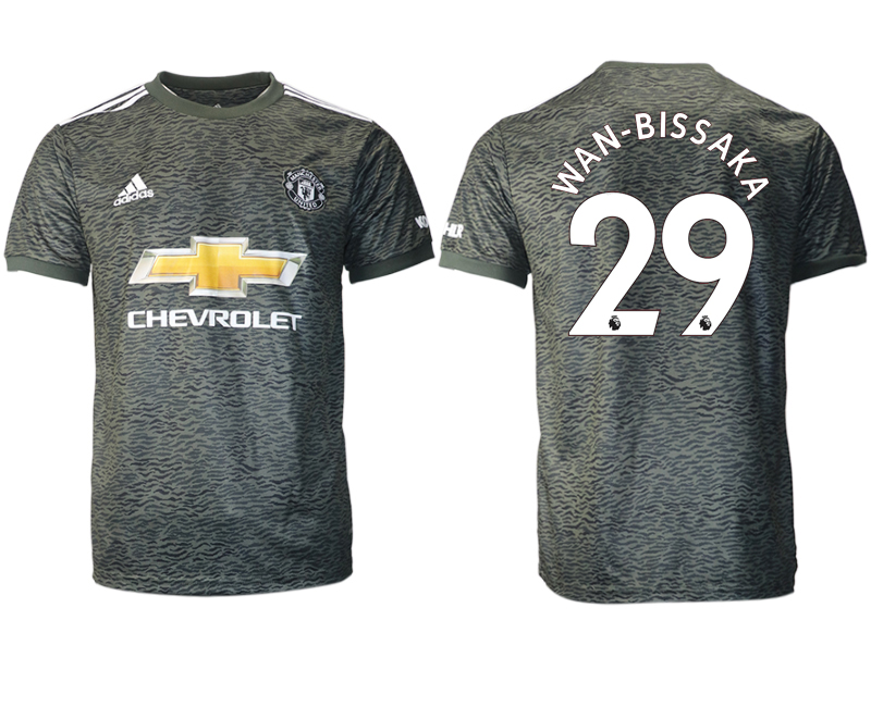 Men 2020-2021 club Manchester United away aaa version #29 black Soccer Jerseys->manchester united jersey->Soccer Club Jersey
